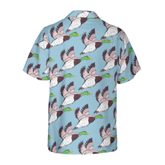 Flying Ducks Shirt For Men Hawaiian Shirt - Hyperfavor