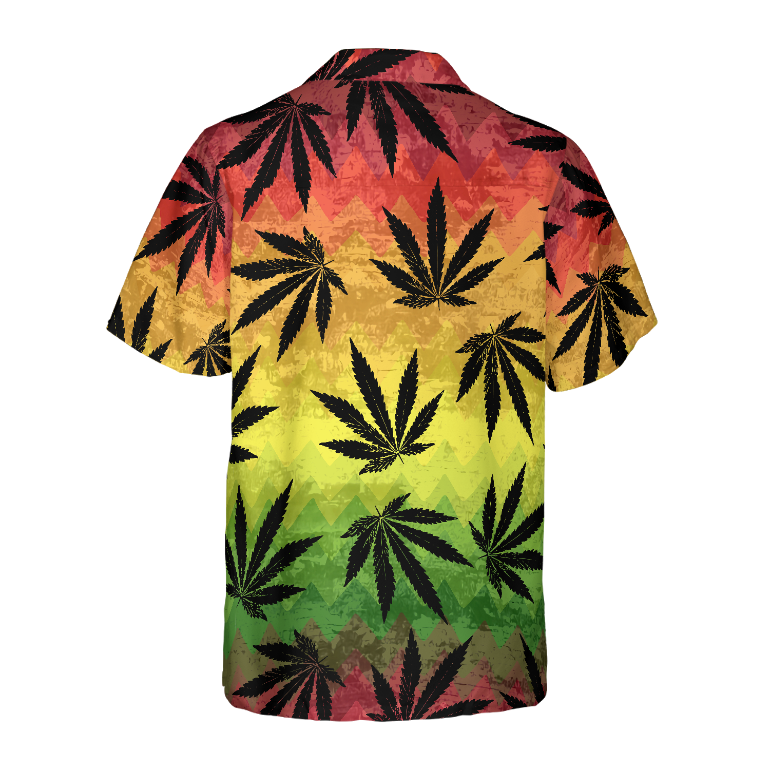 Marijuana Leaf Rasta Hawaiian Shirt - Hyperfavor