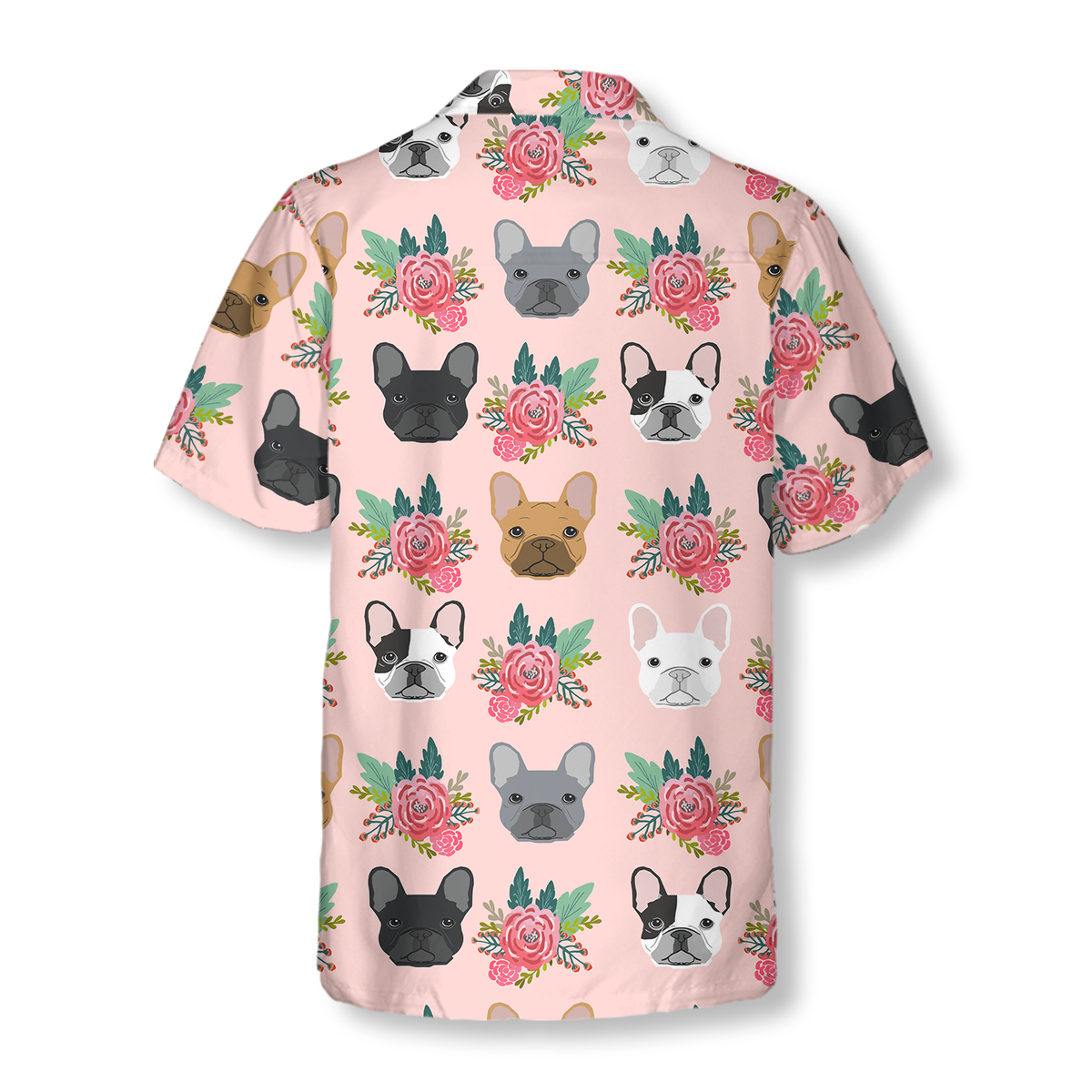 Happiness Is Bulldog Kisses Hawaiian Shirt - Hyperfavor