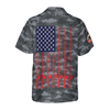 Fishing American Flag Hawaiian Shirt - Hyperfavor