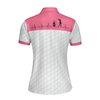 Golf Is My Heart Pink Golf Short Sleeve Women Polo Shirt - Hyperfavor