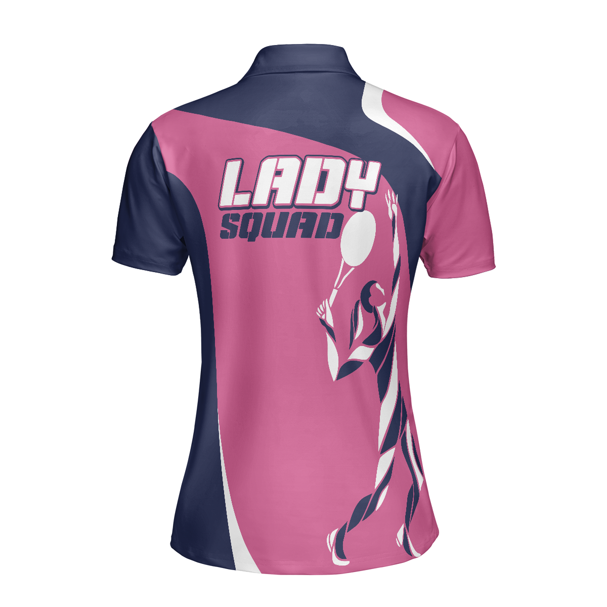 Tennis Lady Squad Short Sleeve Women Polo Shirt - Hyperfavor