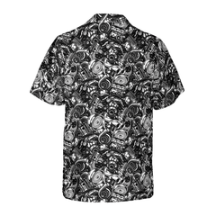 Auto Mechanic Seamless Pattern Hawaiian Shirt - Hyperfavor