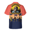 Bigfoot Needs A Vacation Bigfoot Hawaiian Shirt, Vintage Dawn Palette Tropical Bigfoot Surfer Shirt - Hyperfavor