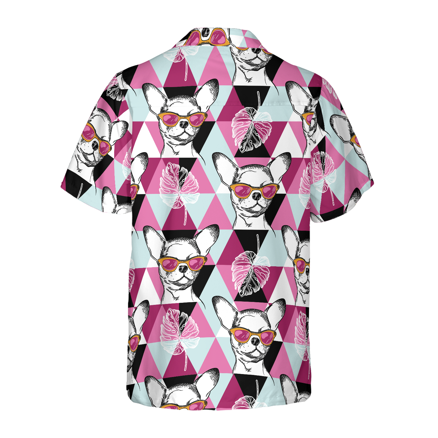 Chill Chihuahua Wearing Sunglasses Hawaiian Shirt - Hyperfavor