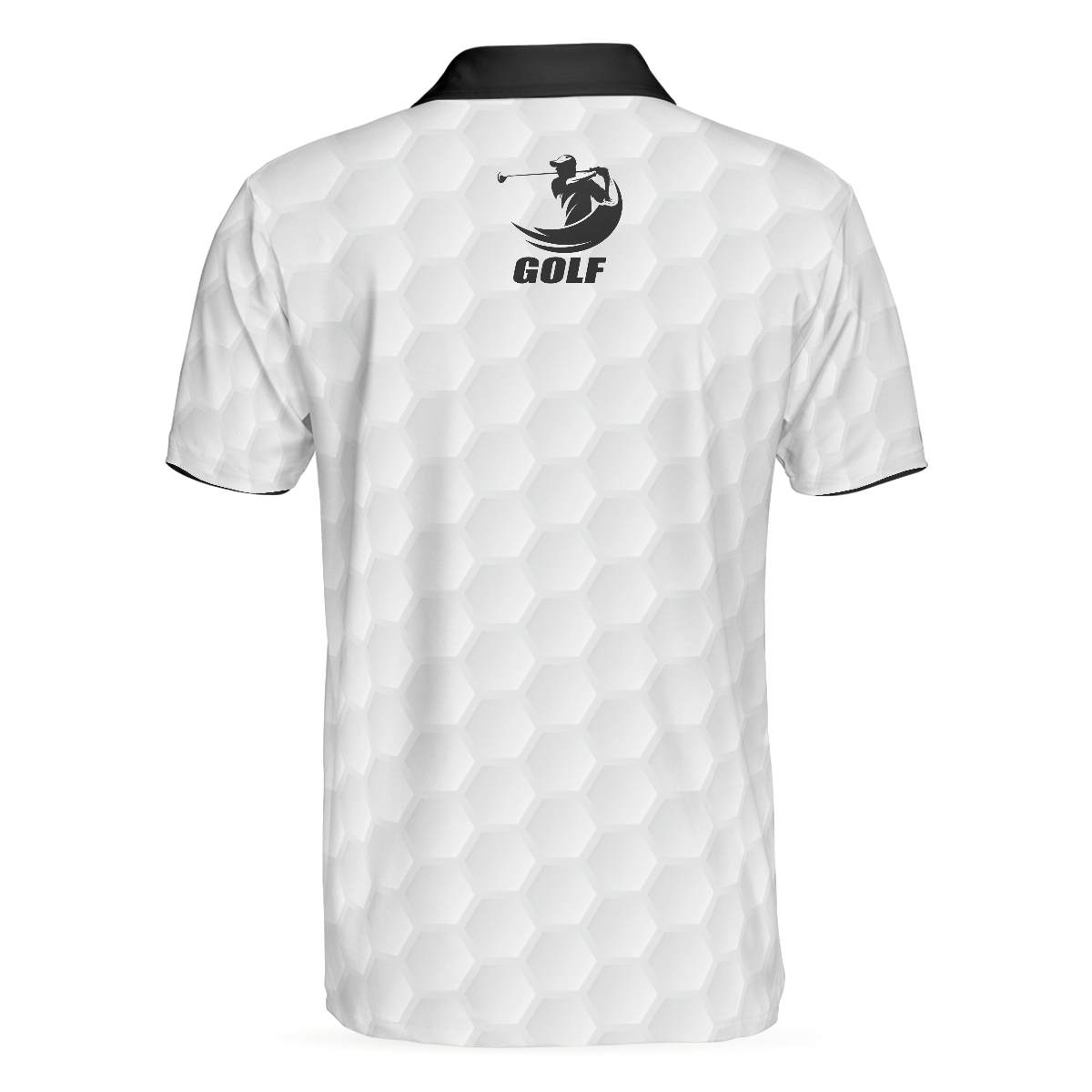 Just A Guy Who Loves Golf Polo Shirt, Black And White Golfing Shirt For Male, Basic Golf Shirt Design - Hyperfavor