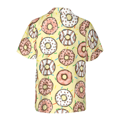 Donut Is My Life Shirt For Men Hawaiian Shirt - Hyperfavor