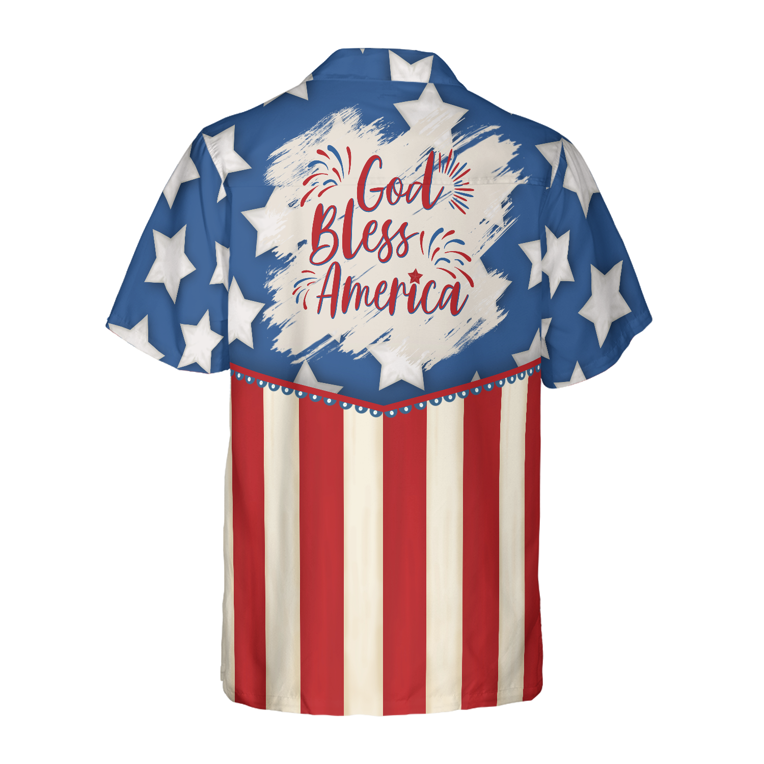 God Bless America 4th Of July Hawaiian Shirt - Hyperfavor