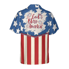 God Bless America 4th Of July Hawaiian Shirt - Hyperfavor