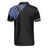 Less Talk More Golfing American Flag Polo Shirt, Vintage Golf Shirt For Men, Gift For Golfers - Hyperfavor