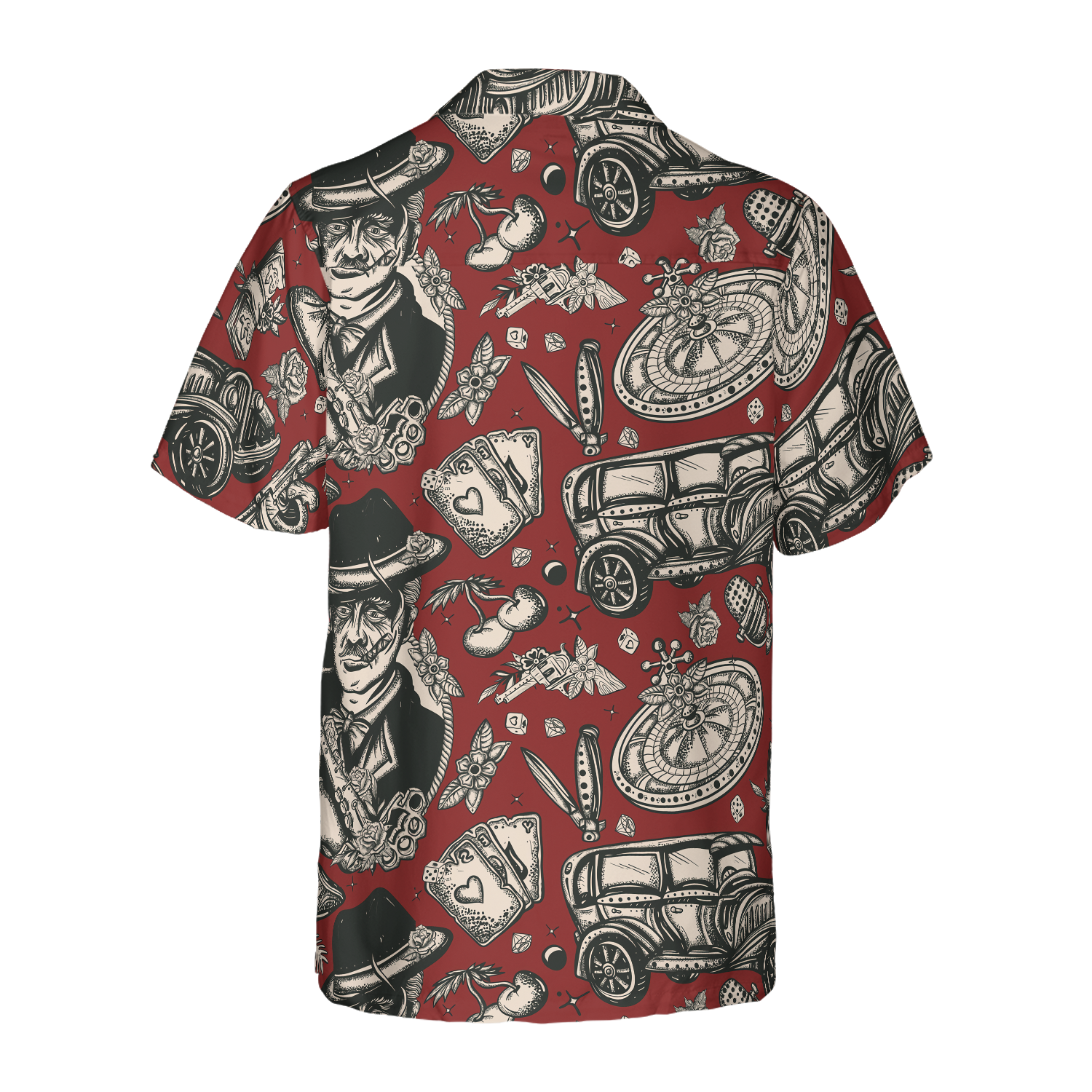 Casino Life In Retro Style Hawaiian Shirt - Hyperfavor