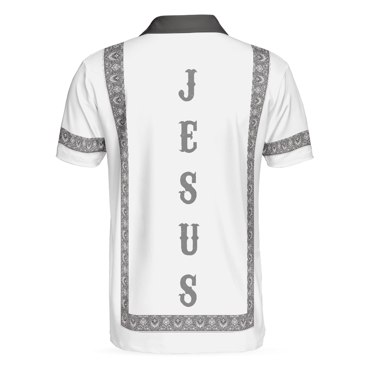 Jesus's Resurrection Egyptian Polo Shirt, Black And White Jesus Polo Shirt, Best Christian Shirt For Men - Hyperfavor