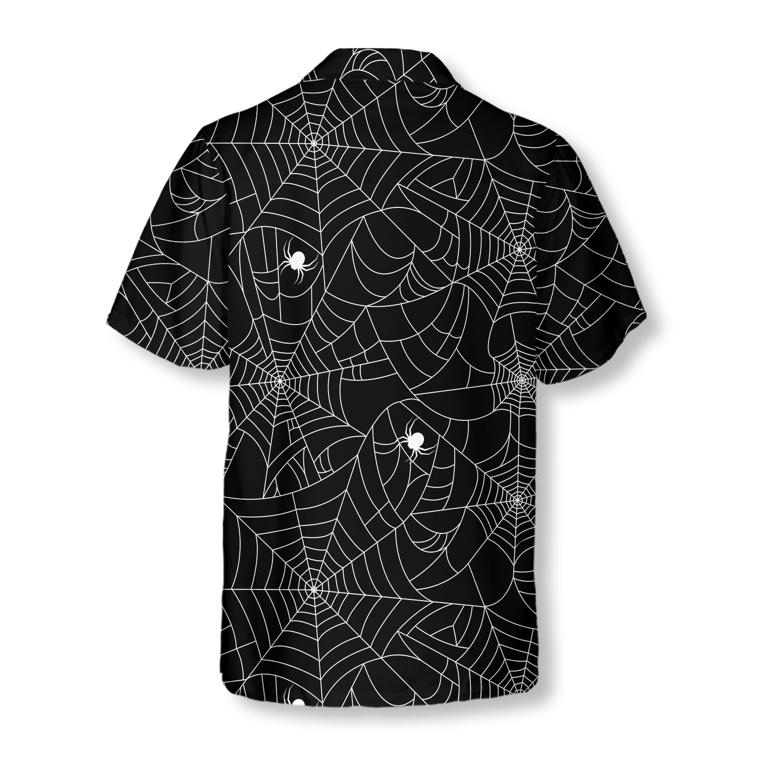 Halloween Spider Web Hawaiian Shirt - Hyperfavor