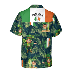 Irish Hooligan Saint Paddy's Day Hawaiian Shirt - Hyperfavor