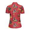 Rodeo Seamless Pattern Short Sleeve Women Polo Shirt - Hyperfavor