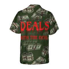 Deals With The Devil Gothic Hawaiian Shirt, Stylish Goth Shirt For Men And Women - Hyperfavor