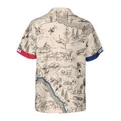 Texas State Map Hawaiian Shirt, Unique Texas Shirt For Texas Lovers - Hyperfavor