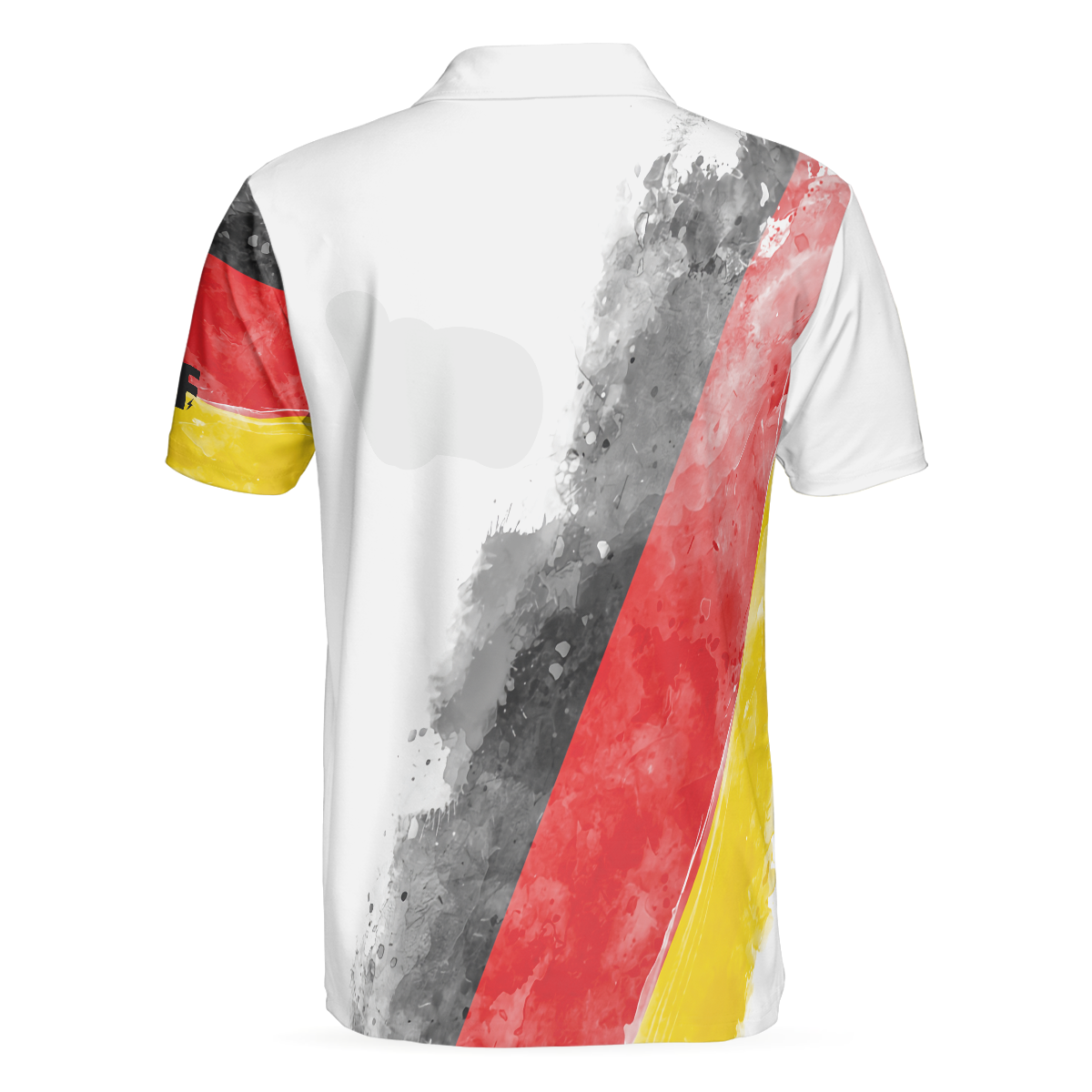 German Flag Special Golf Pattern Polo Shirt, Waterbrush Polo Shirt, Best Golf Shirt For Men - Hyperfavor