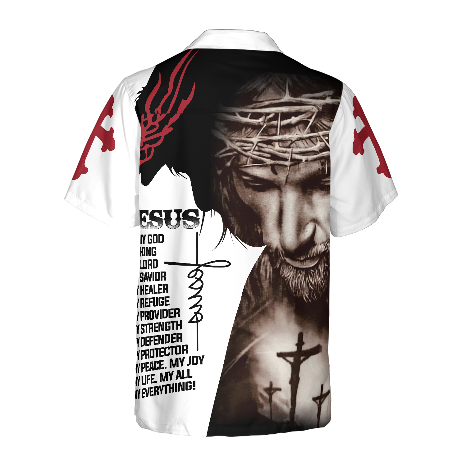 Jesus Is My Everything Hawaiian Shirt - Hyperfavor