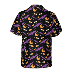 Bats Eyes At Night Hawaiian Shirt - Hyperfavor