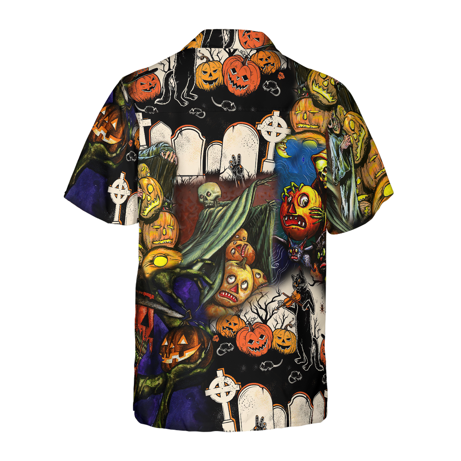 Pumpkin Night Is Coming Hawaiian Shirt - Hyperfavor