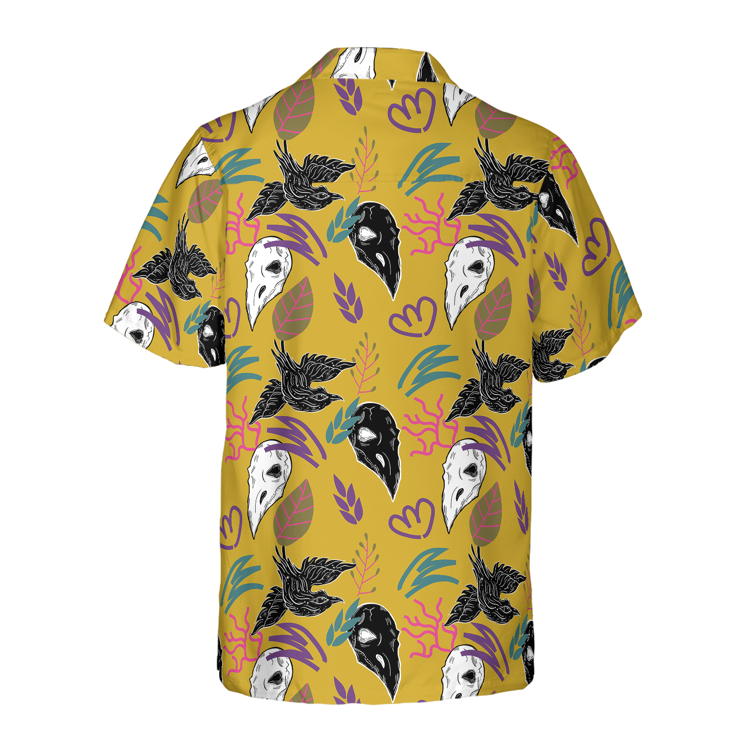 Bird Skull Hawaiian Shirt - Hyperfavor