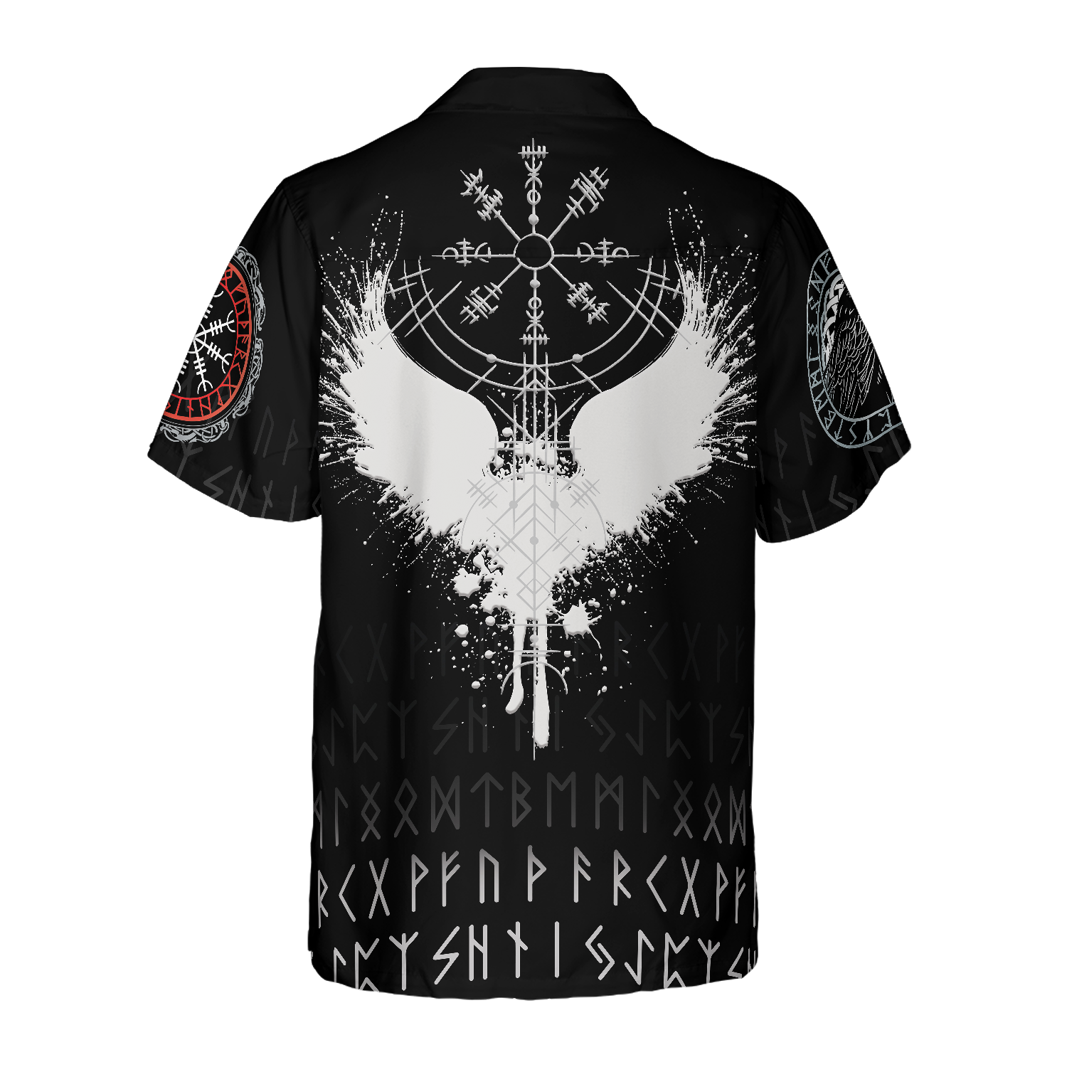 Norse Mythology The Raven Of Odin Hawaiian Shirt - Hyperfavor