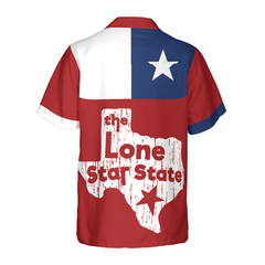 Texas Longhorns Hawaiian Shirt, The Lone Star State Of Texas Flag Shirt, Texas Home Shirt For Men - Hyperfavor