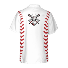 Baseball Basic Pattern Custom Hawaiian Shirt - Hyperfavor