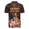Tucking Fen Pin Polo Shirt, Skull Bowling Polo Shirt Design, Scary Halloween Gift For Bowling Lovers - Hyperfavor
