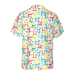 Pieces Of Pi Math Teacher Shirt For Men V1 Hawaiian Shirt - Hyperfavor