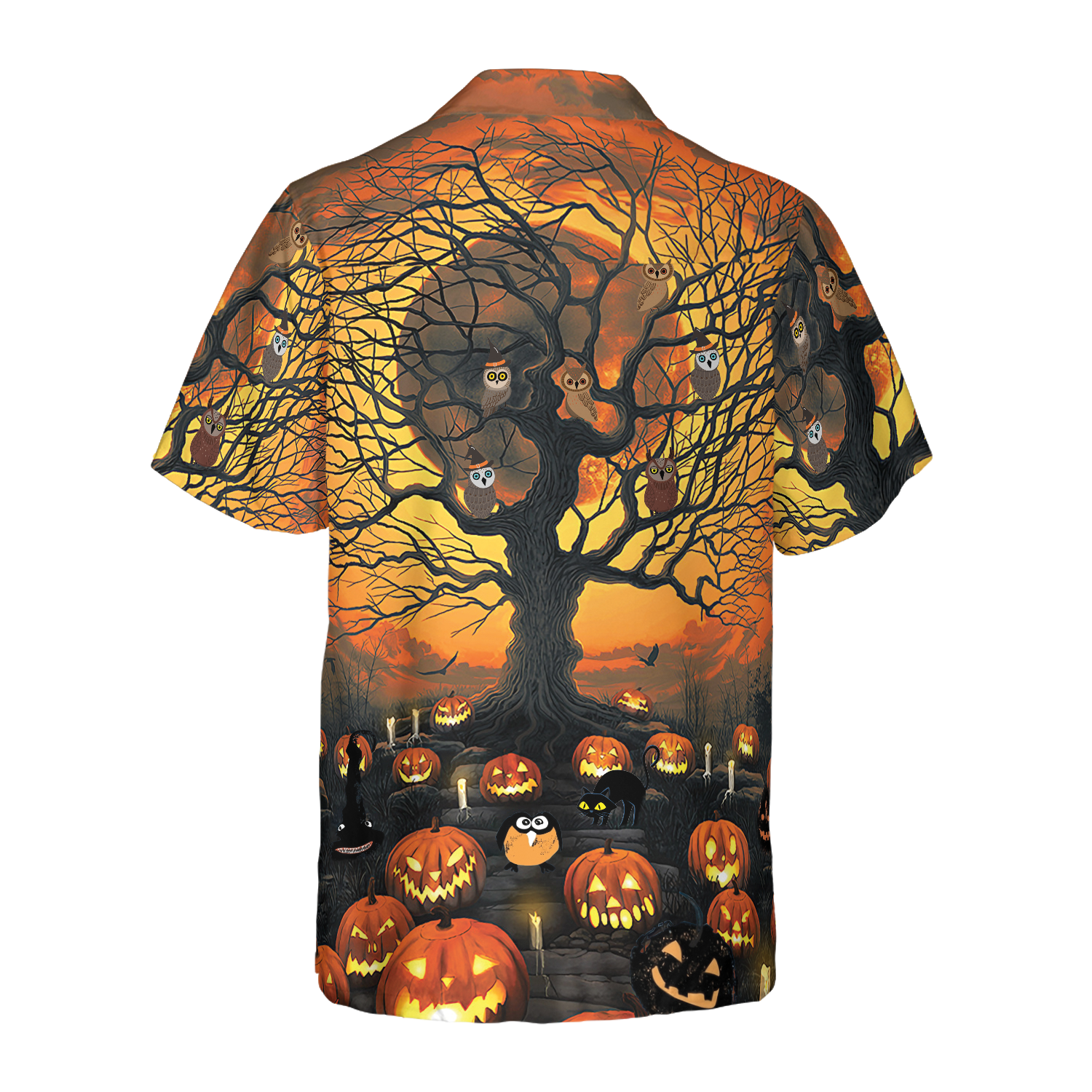 Pumpkin Night Hawaiian Shirt - Hyperfavor