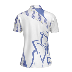 Bluebonnet Women Golfer Short Sleeve Women Polo Shirt, Unique Female Golf Gift - Hyperfavor