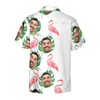 Funny Custom Face Flamingo 01 Custom Hawaiian Shirt - Hyperfavor