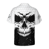 White Skull Golf Hawaiian Shirt - Hyperfavor