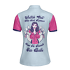 Watch Out This Girl Knows How To Handle Her Balls Bowling Short Sleeve Women Polo Shirt, Bowling Polo Shirt Design - Hyperfavor