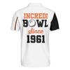 Incredi Bowl Bowling Polo Shirt, White Bowling Shirt For Men - Hyperfavor