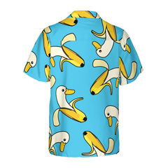 Funny Cute Banana Duck Hawaiian Shirt - Hyperfavor