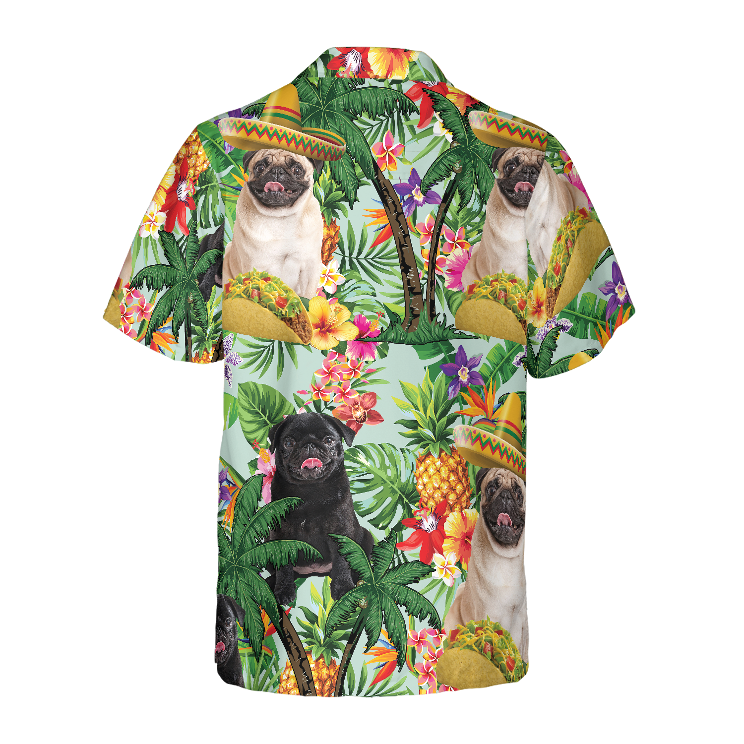 Taco Pug Are Ready For Summer Hawaiian Shirt - Hyperfavor