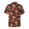 Skull And Flowers Day Of Dead Hawaiian Shirt - Hyperfavor