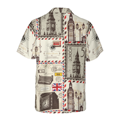 London Pattern Hawaiian Shirt - Hyperfavor