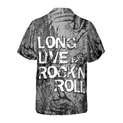 Long Live Rock'n Roll Guitar Hawaiian Shirt - Hyperfavor