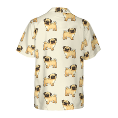 Cute Pugs For You Hawaiian Shirt - Hyperfavor