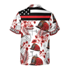 Firefighter Red Helmet Black American Flag Hawaiian Shirt, Red Texas Bluebonnet Hawaiian Shirt For Men - Hyperfavor