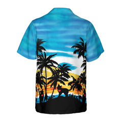 Cat Love Sunset Hawaiian Shirt - Hyperfavor