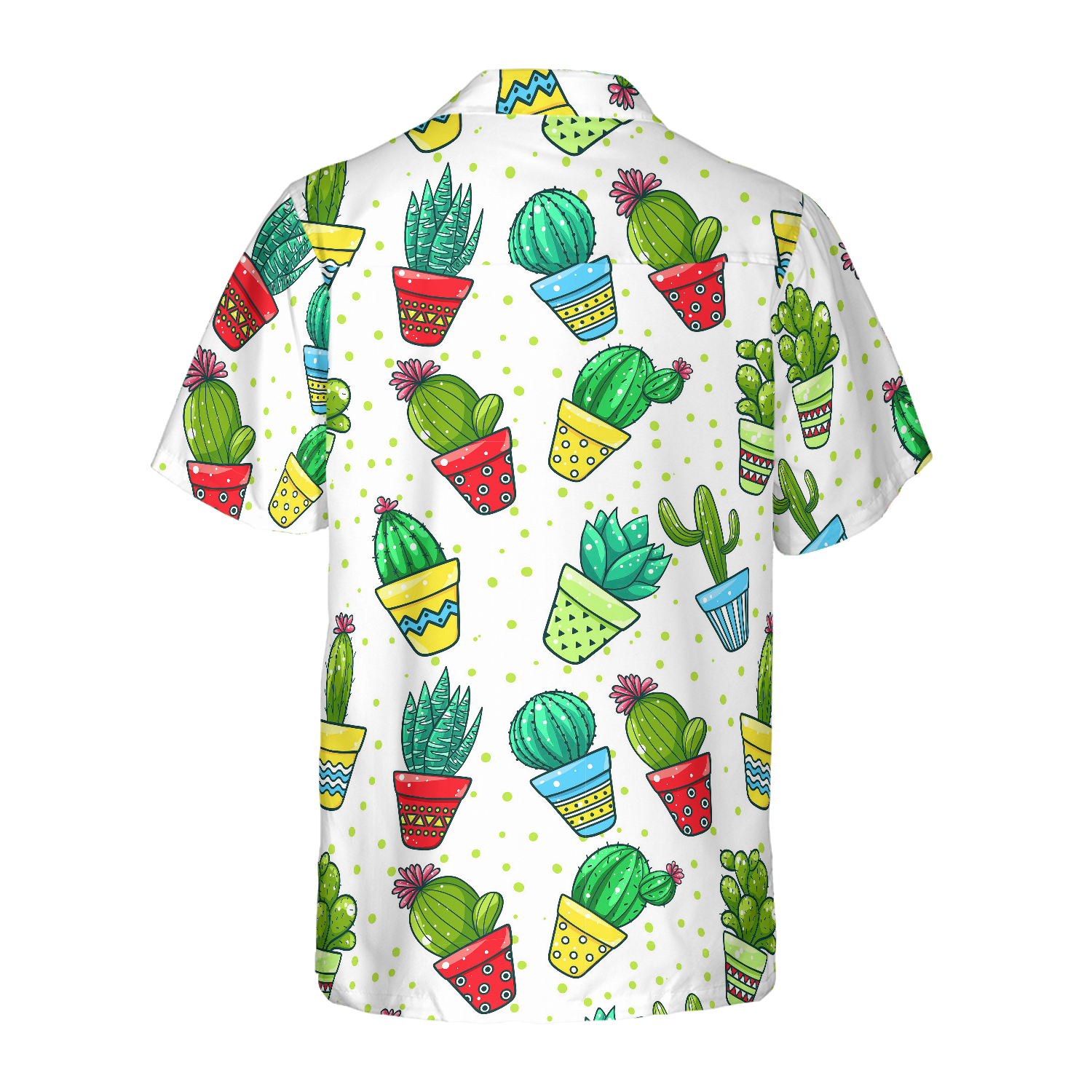 Cactus Seamless Pattern Hawaiian Shirt - Hyperfavor