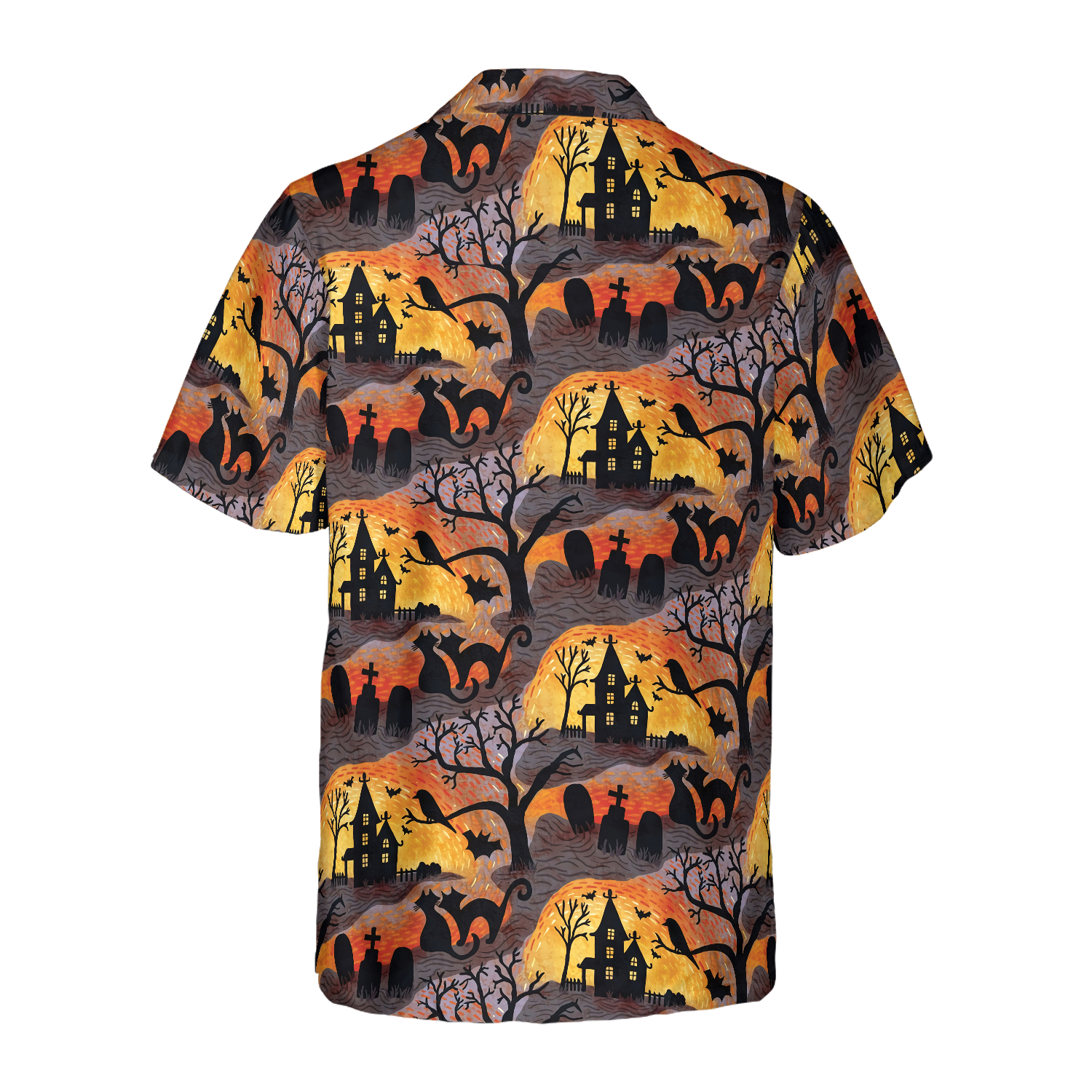 Spooky Night Halloween Hawaiian Shirt, Halloween Shirt For Men And Women - Hyperfavor