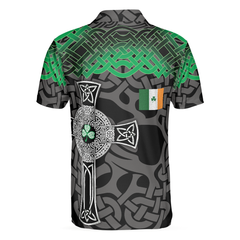 Irish St Patrick Day Polo Shirt, Best Saint Patricks Themed Shirt, Cool Gift Idea For Irish Friends - Hyperfavor