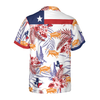 Bluebonnet Texas Hawaiian Shirt Red Version, Button Down Floral and Flag Texas Shirt, Proud Texas Shirt For Men - Hyperfavor