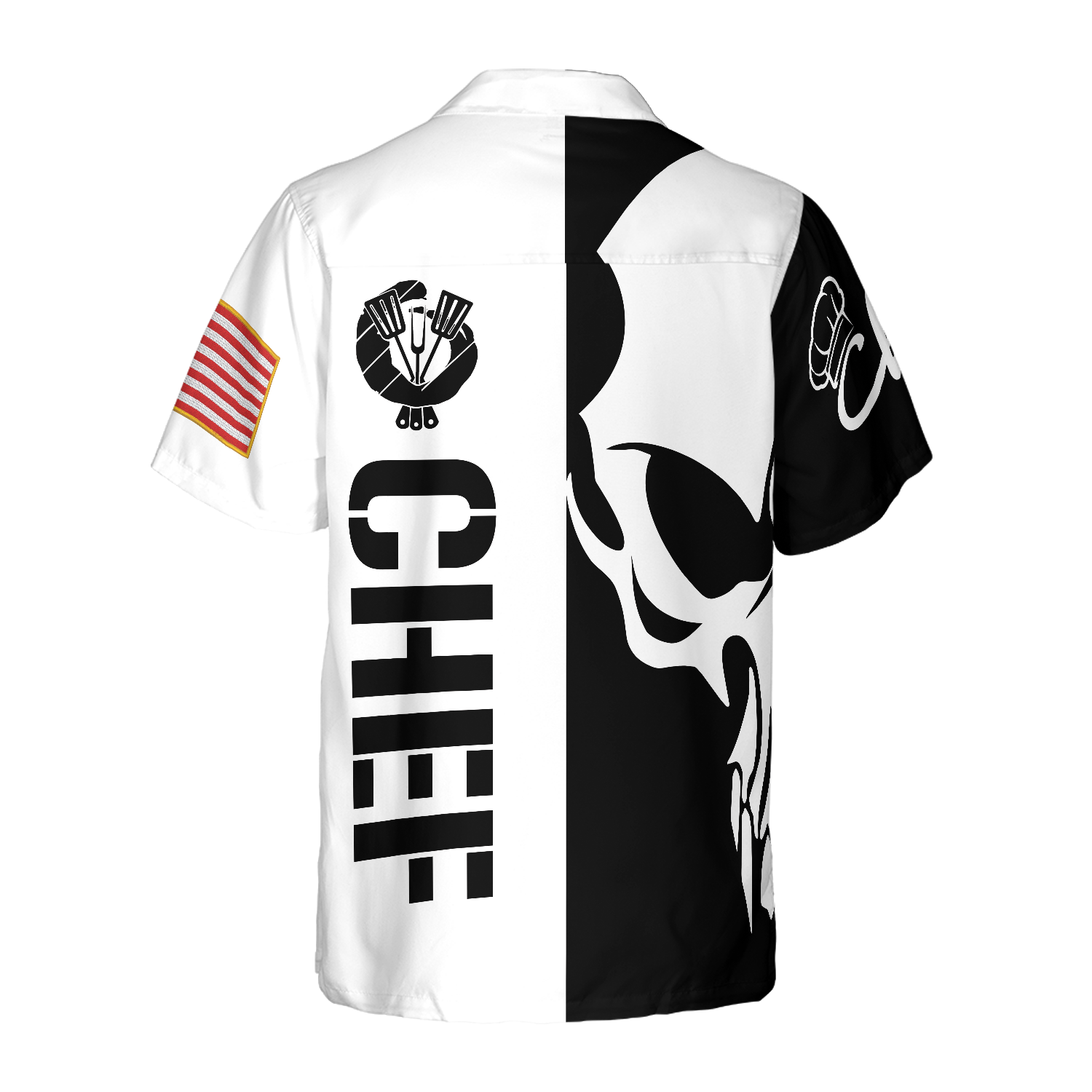 Skull Chef 2 Hawaiian Shirt - Hyperfavor